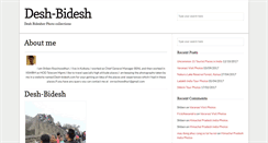 Desktop Screenshot of desh-bidesh.com